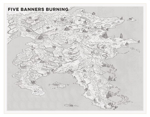 Thumbnail for Daggerheart Five Banners Burning (without names)